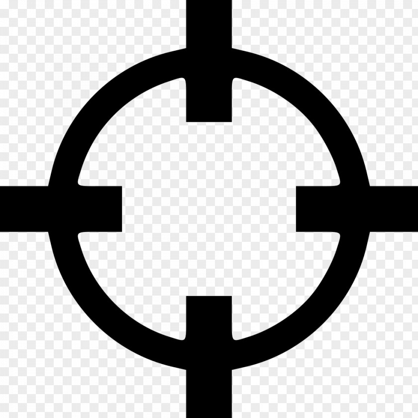 Cross Hairs Reticle PNG