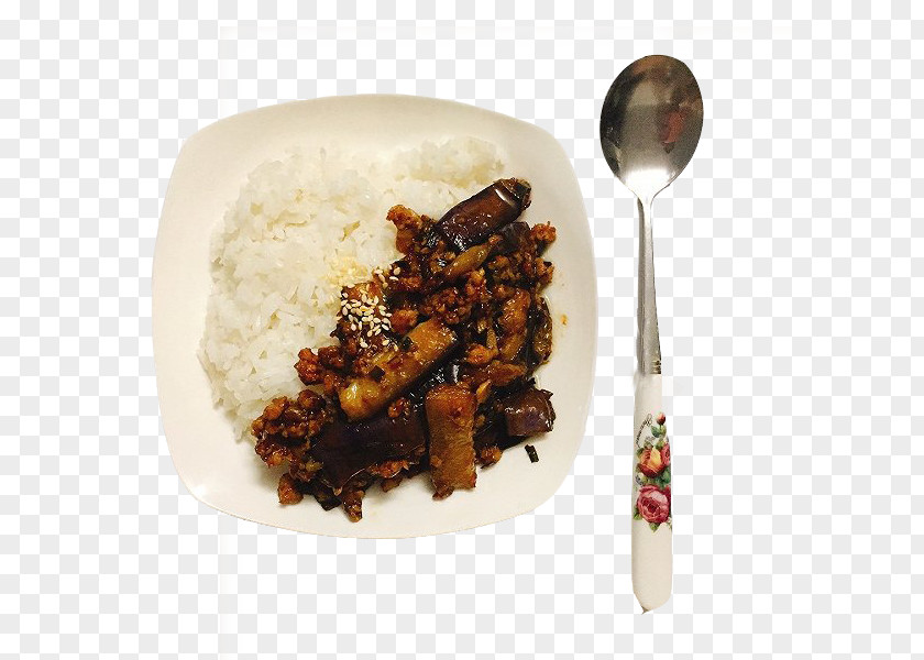 Minced Meat And Eggplant Steamed Rice Cake Dish Korean Cuisine Chinese Cooked PNG