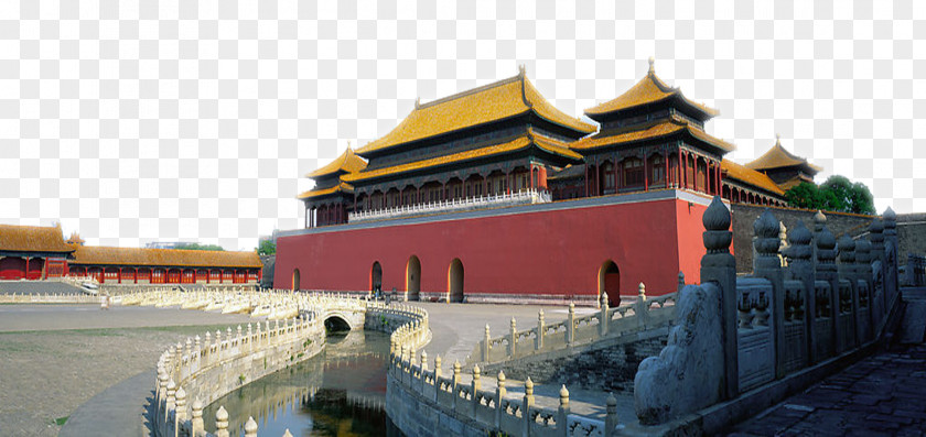 Oblique Look Forbidden City Tiananmen Square Summer Palace Great Wall Of China PNG