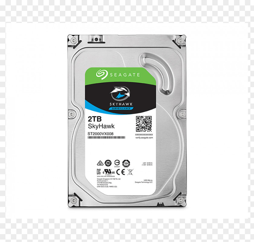 Seagate SkyHawk Surveillance HDD ST1000VX005 Internal Hard Drive SATA 6Gb/s 64 MB 3.5