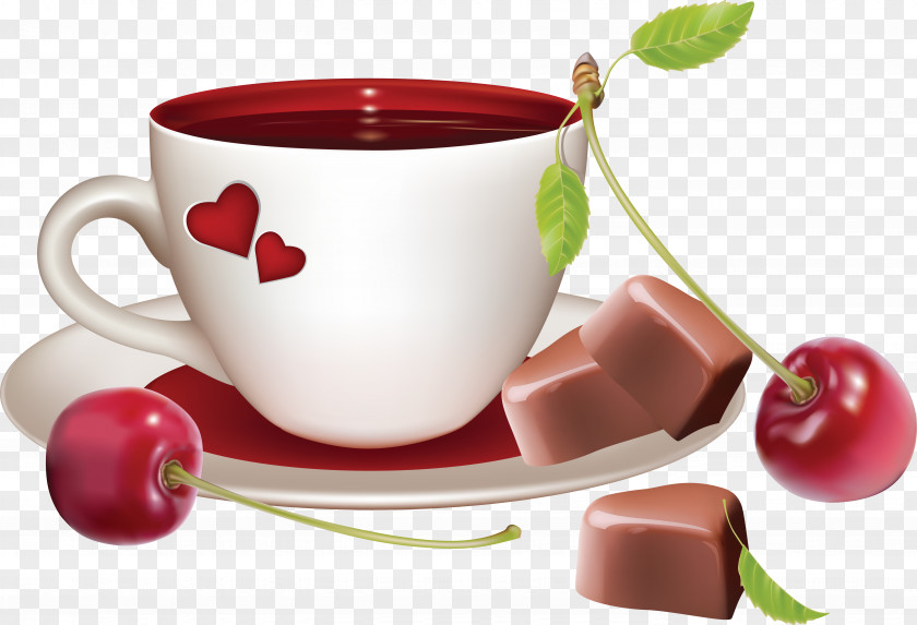 Sweet Tea Candy Bonbon Chocolate Cherry PNG