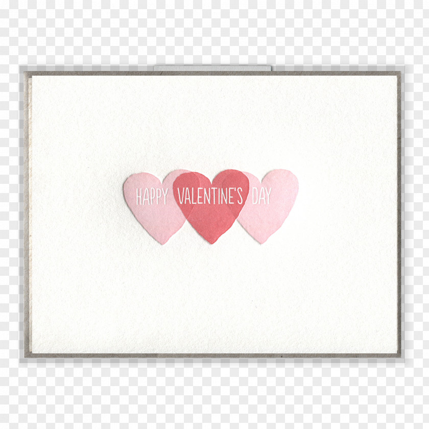 Valentine's Day Greeting Card Material Pink M Petal Rectangle Heart PNG