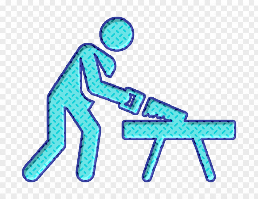 Carpenter Icon Worker Professions Pictograms PNG