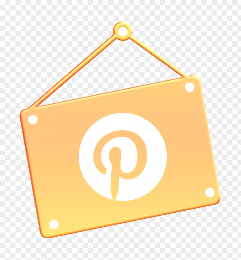 Rectangle Sign Pinterest Icon PNG