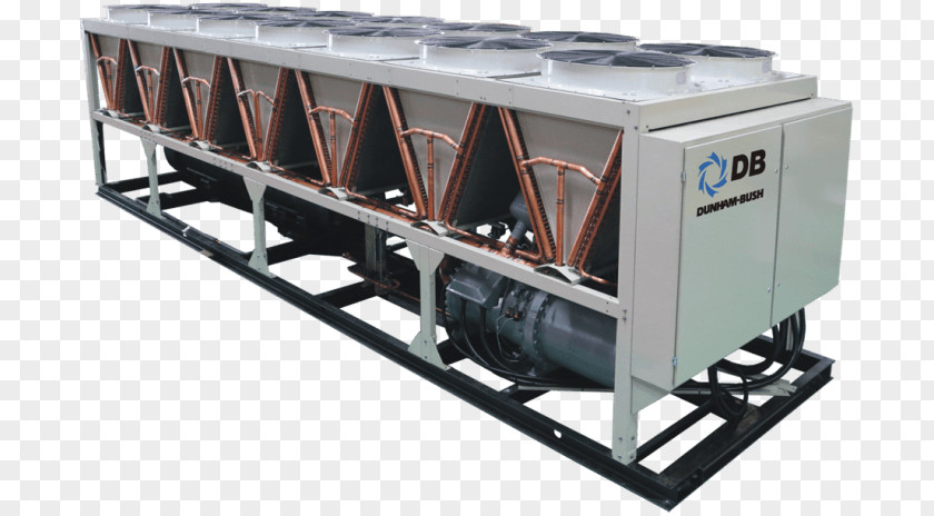 Air Conditioning Condensor Chiller Boiler System Dunham-Bush Limited Cooling Capacity Ton Of Refrigeration PNG