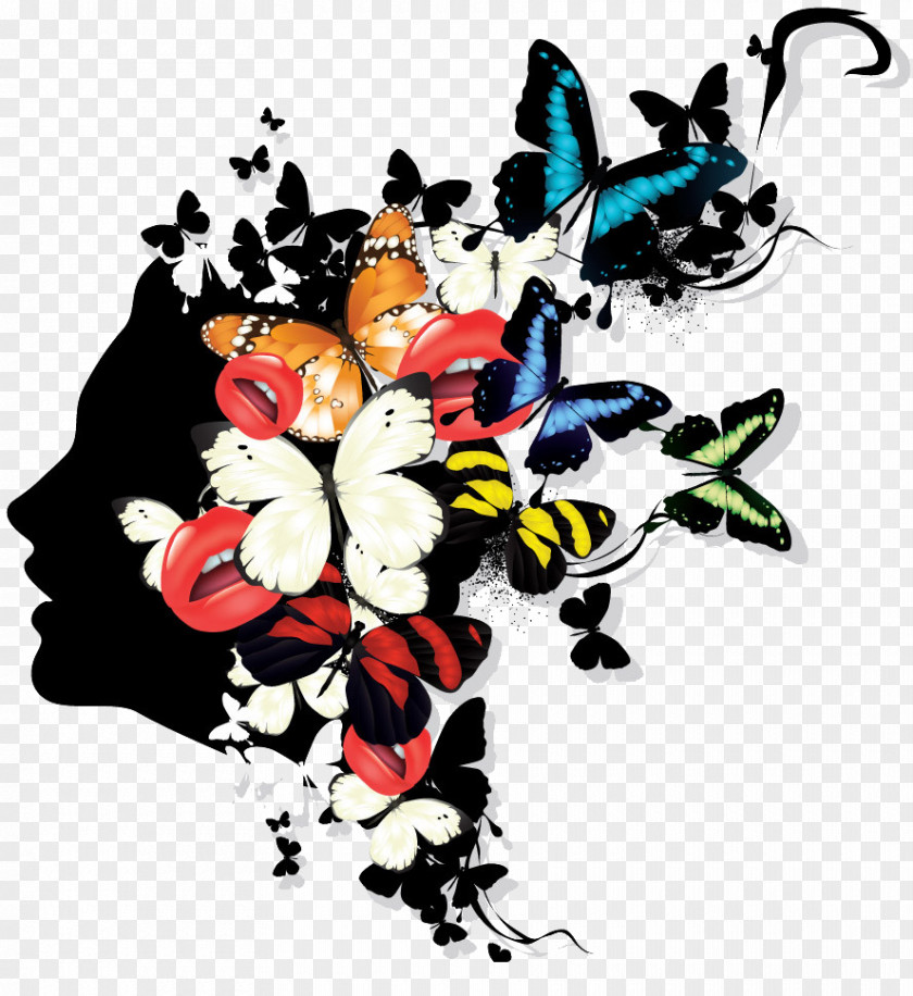 Butterfly And People PNG and people clipart PNG