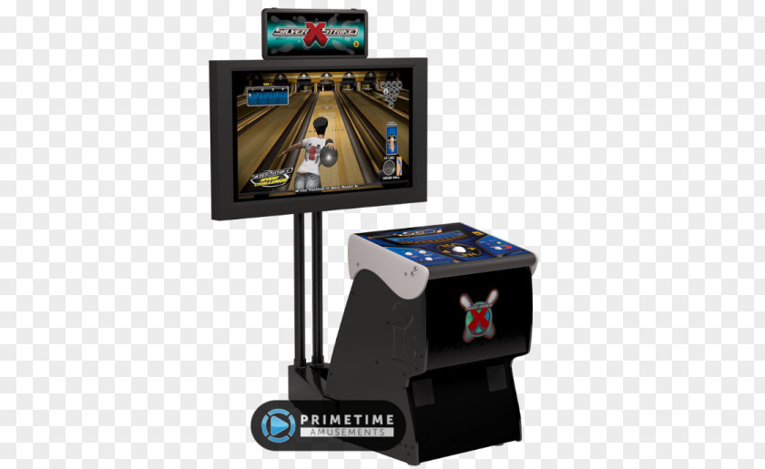 Darts Arcade Cabinet Silver Strike Bowling Golden Tee Fore! Game Video PNG