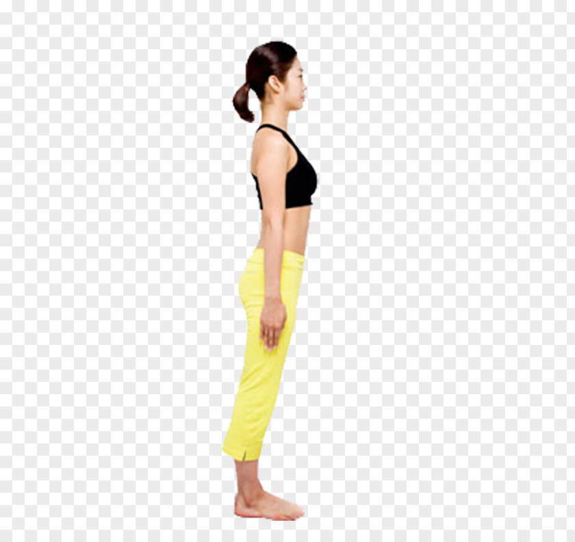Fitness Woman Standing U745cu4f3du5851u5f62 Yoga Weight Loss PNG
