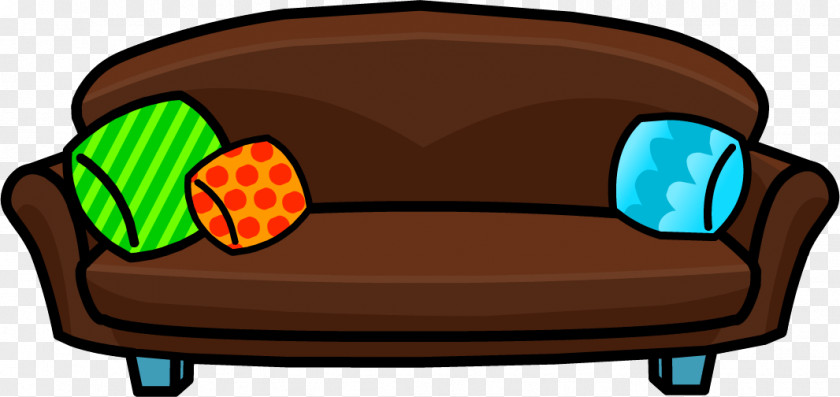 Furniture Club Penguin Couch Clip Art PNG