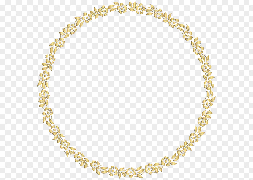 Golden Round Frame Image Gold Clip Art PNG
