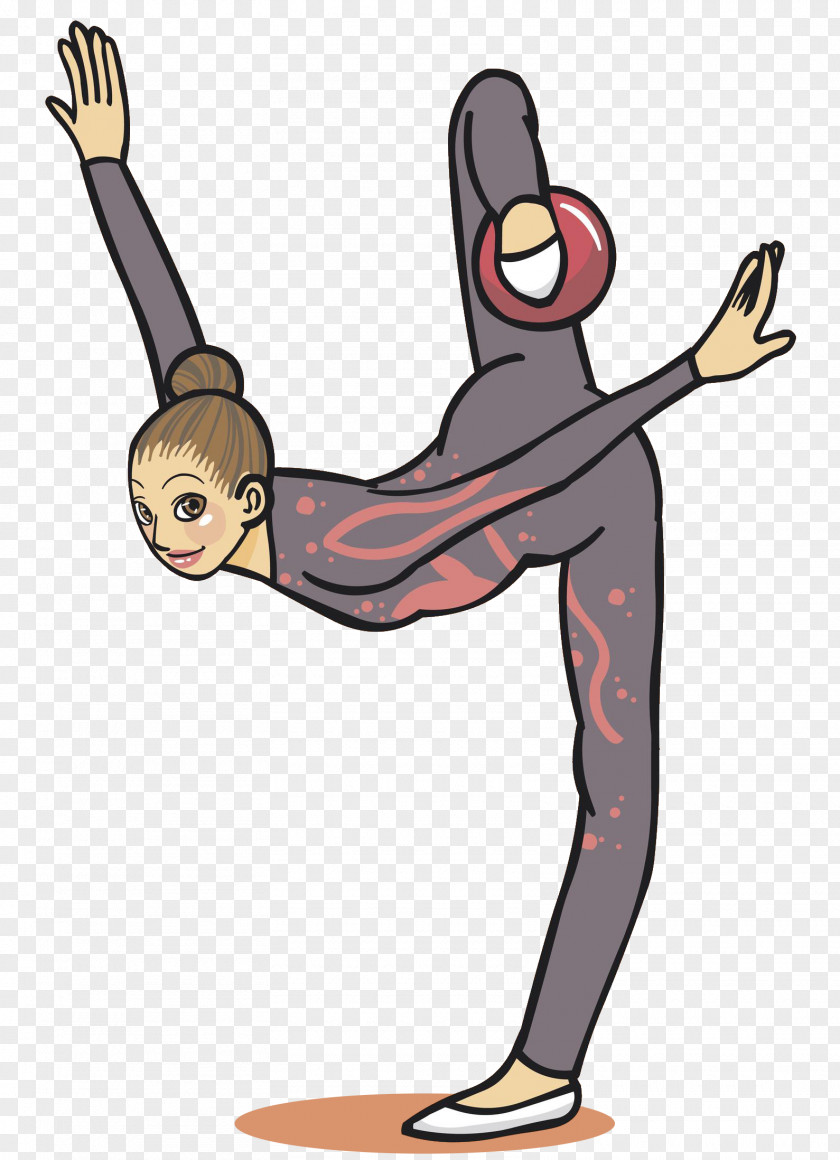 Gymnastics Cartoon PNG