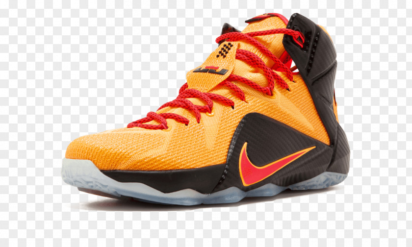 Neon Orange KD Shoes Sports Basketball Shoe Sportswear Product PNG