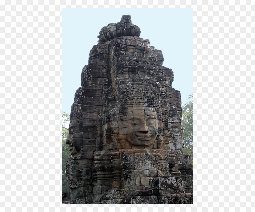 Temple Bayon Angkor Thom District Hindu PNG