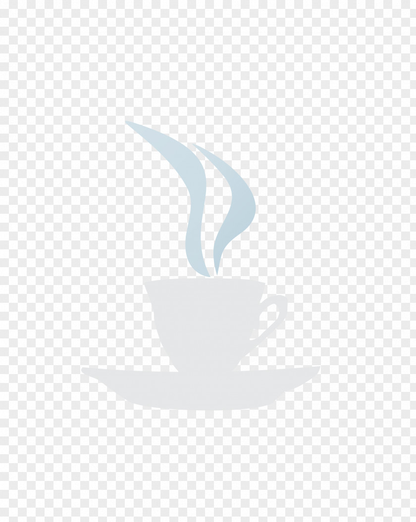 Vector White Coffee Cup With Hot Air Pattern PNG