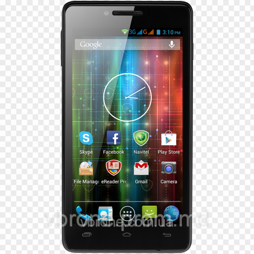 Black Prestigio MultiPhone 5450 DUO Dual SIM Smartphone Subscriber Identity ModuleSmartphone 5500 PNG