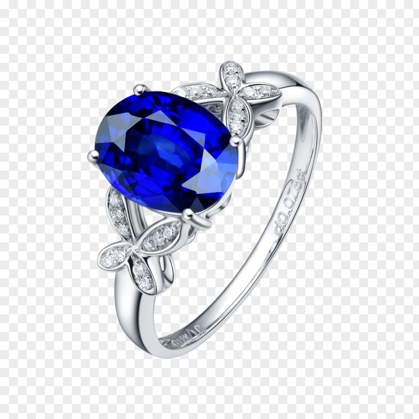 Blue Diamond Jewelery Sapphire Jewellery Ring PNG