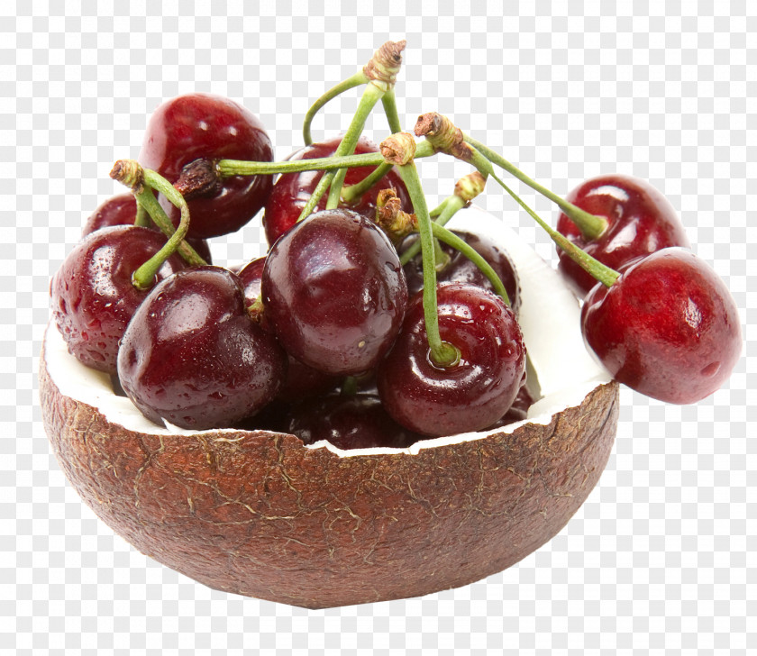 Cherry Sweet Food Coconut Fruit PNG