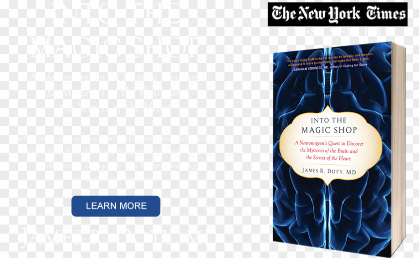 Book Into The Magic Shop: A Neurosurgeon's Quest To Discover Mysteries Of Brain And Secrets Heart Memoir PNG