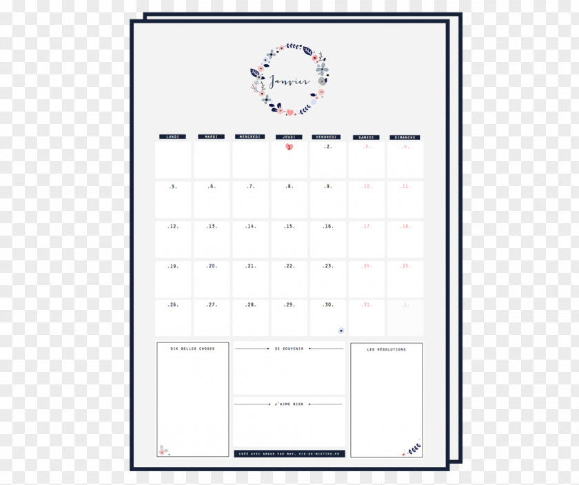 Line Calendar Font PNG