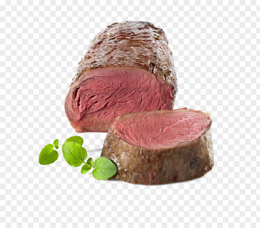 Meat Beef Tenderloin European Cuisine Beefsteak Roast PNG