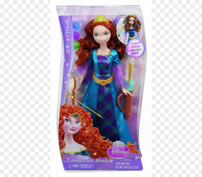 Merida Princess Brave Disney Doll PNG