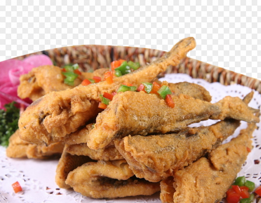 Pepper And Fried Chicken Thunnus Fish Sashimi Fingers PNG