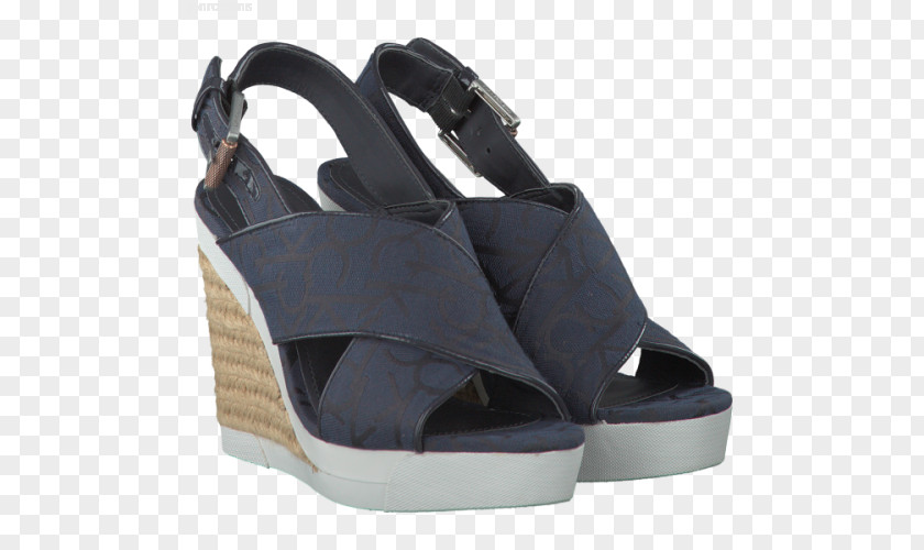 Sandal Shoe Blue Absatz Color PNG