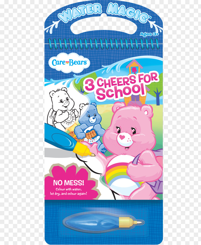 Book Magic Water Care Bears: 3 Cheers For School Paperback Font PNG