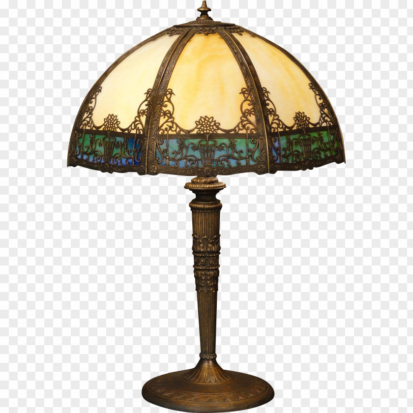 Chinoiserie Lighting Glass Lamp Shades Antique PNG