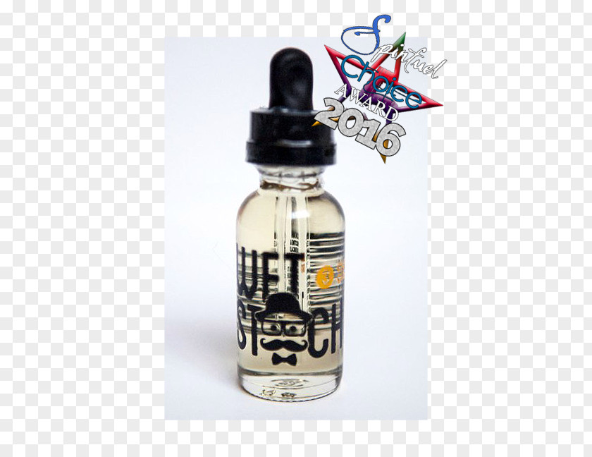 Cream Caramel Custard Electronic Cigarette Aerosol And Liquid Glass Bottle PNG