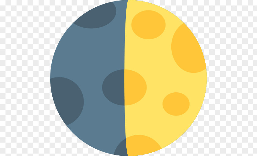 Emoji Eerste Kwartier Moon Lunar Phase Laatste PNG