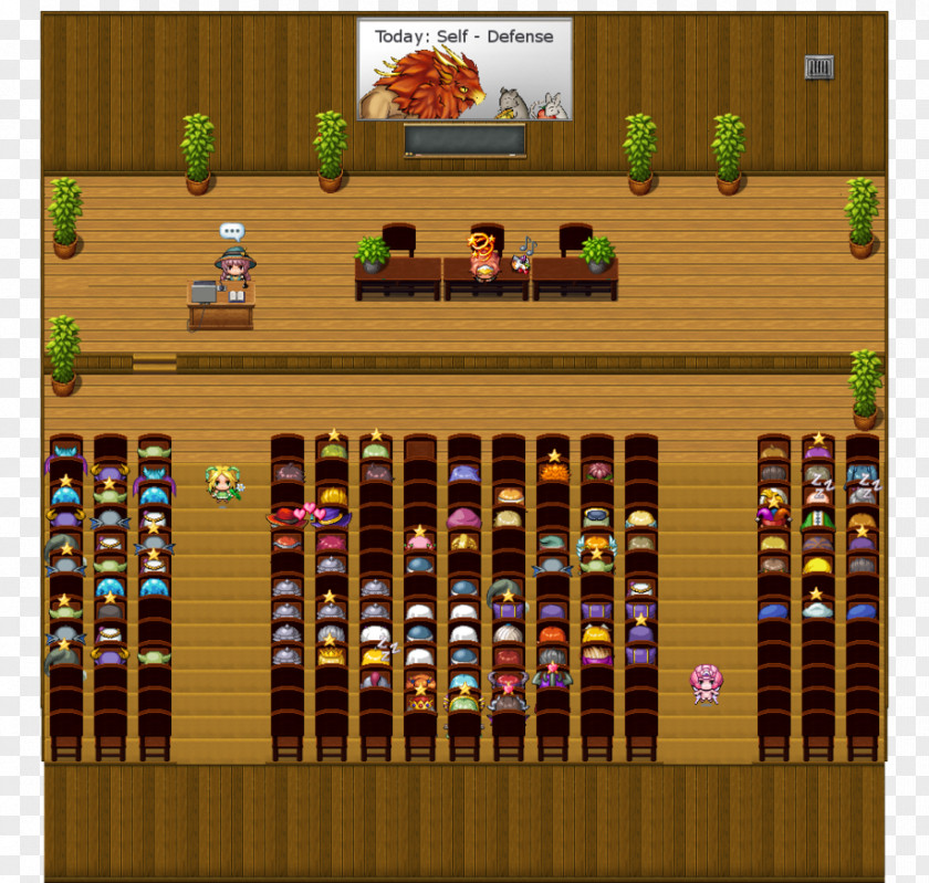 Auditorium RPG Maker MV Tile-based Video Game Art PC PNG