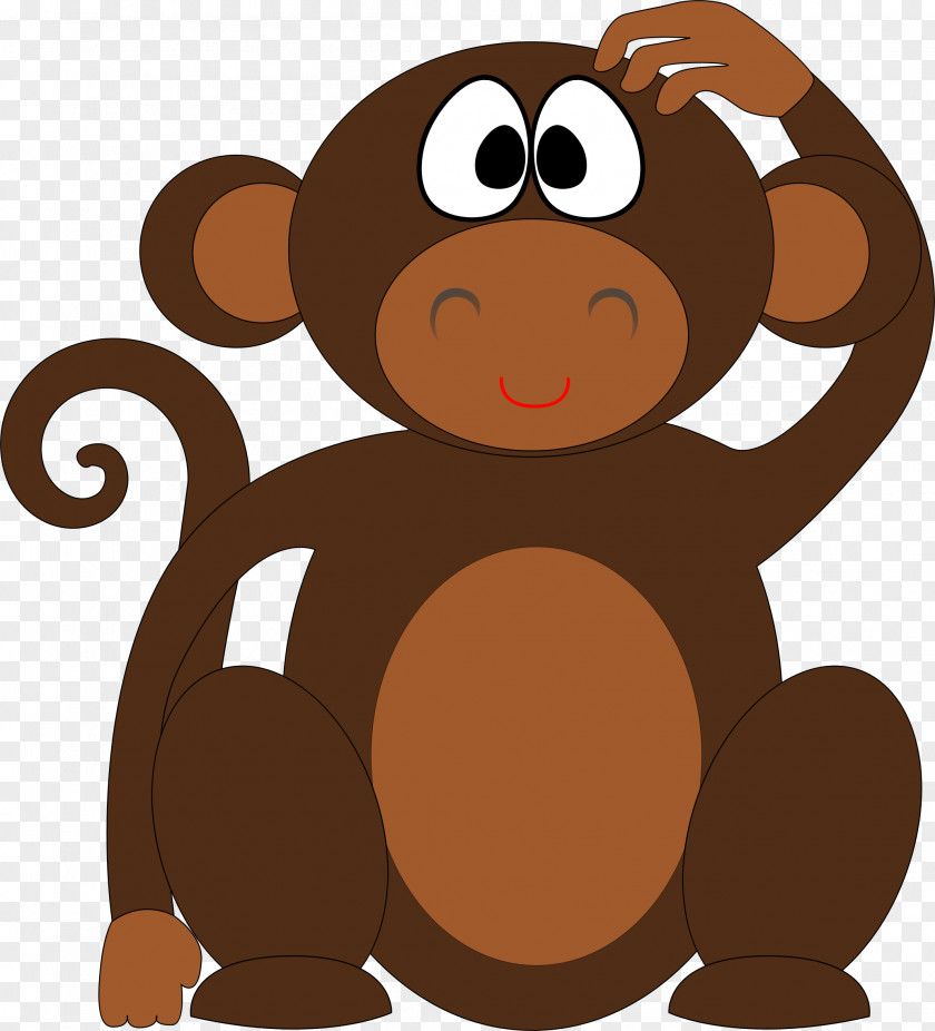 Chimpanzee Ape Monkey Cartoon PNG