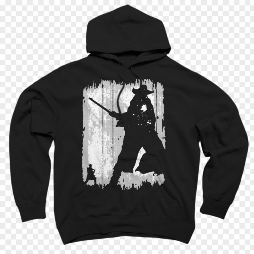 Cowboy Dog Leash Hoodie T-shirt Sweater Sweatshirt PNG