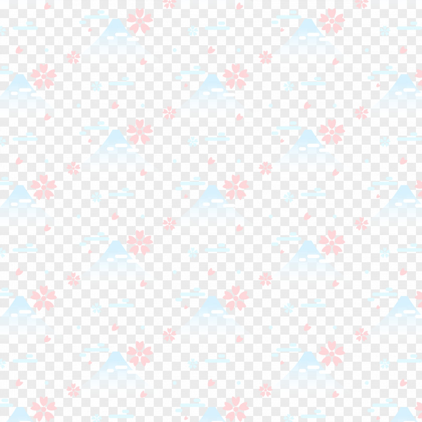 Japan Flower Hill Textile Pattern PNG