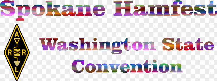 Purple Logo Banner Brand Hamfest PNG