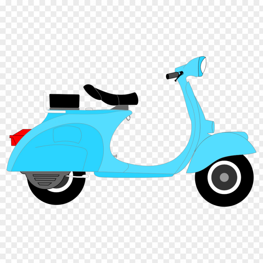 Vespa Scooter Moped Motorcycle Clip Art PNG