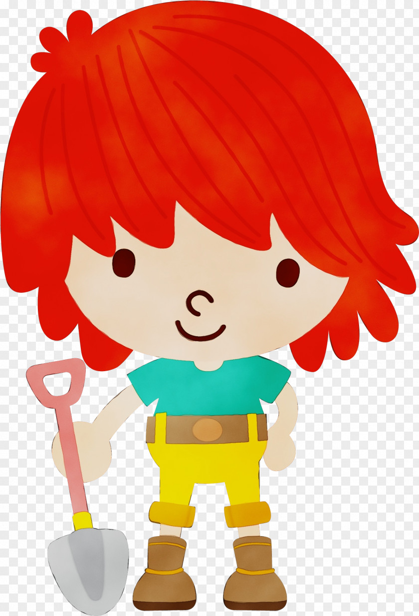 Child Style Watercolor Drawing PNG