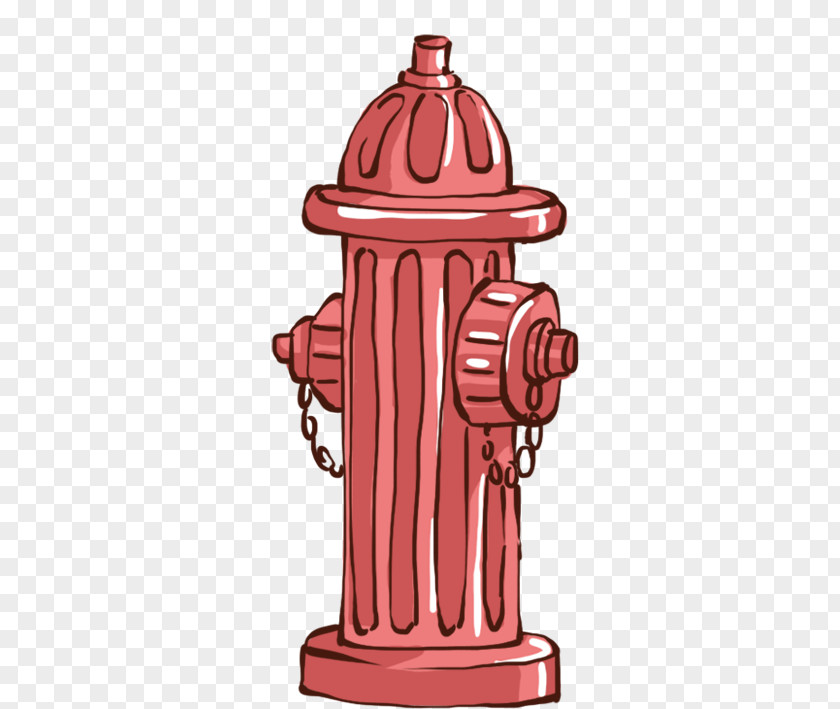 Fire Hydrant Cartoon Text Illustration PNG