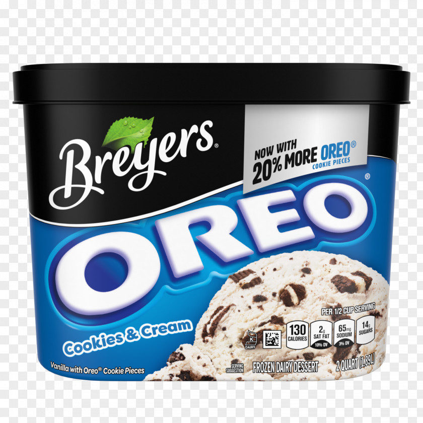 Oreo Cookies And Cream Dairy Products PNG