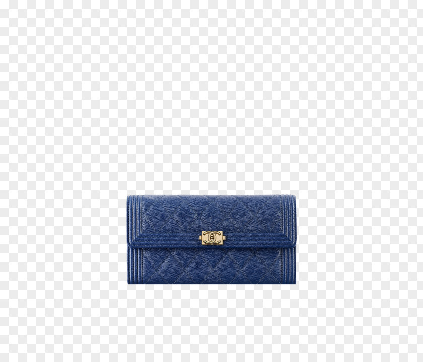Chanel Wallet Handbag Cobalt Blue Leather Rectangle PNG