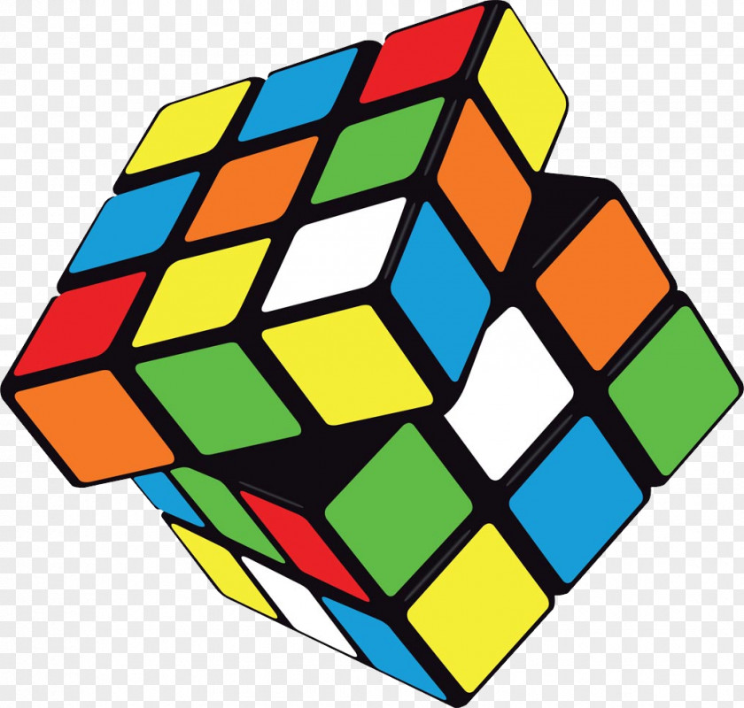Cube Rubik's Sticker Wall Decal PNG