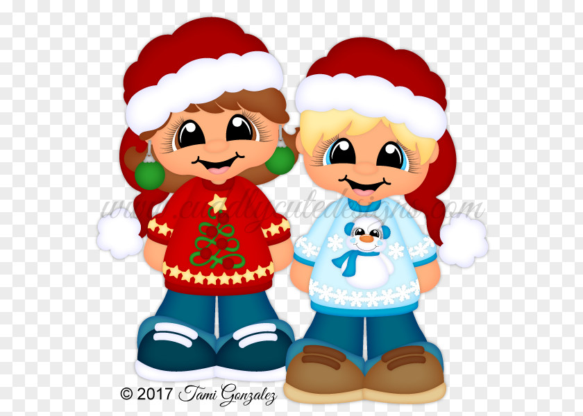 Cuddly Border Santa Claus Christmas Ornament Day Jumper Clip Art PNG