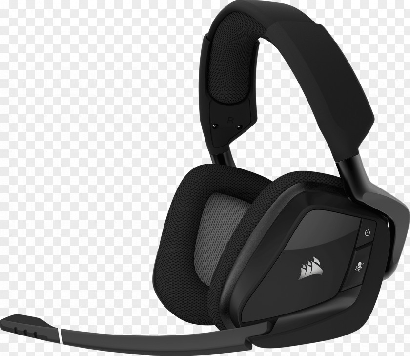 Microphone Corsair VOID PRO RGB 7.1 Surround Sound Headset Headphones PNG