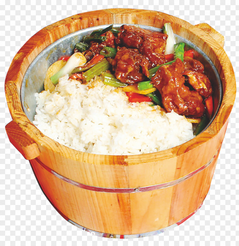Sweet And Sour Pork With Rice Barrel Cooked Takikomi Gohan Beef Clay Pot Cooking PNG
