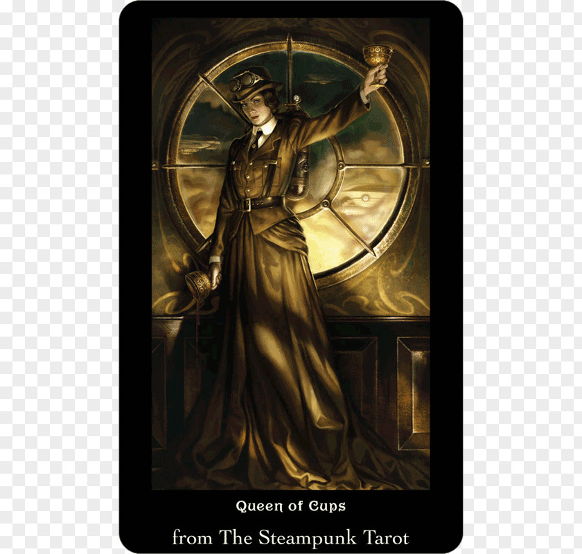 10 Of Cups Tarot The Steampunk Shadowscapes Playing Card PNG