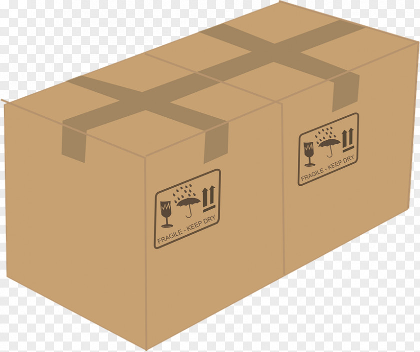 Cardboard Box Clip Art PNG