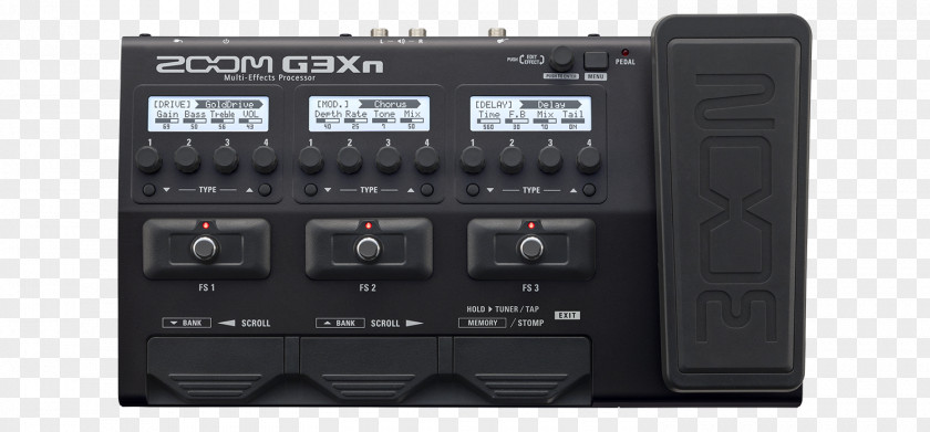 Electric Guitar Effects Processors & Pedals Zoom G3Xn Corporation G3n PNG