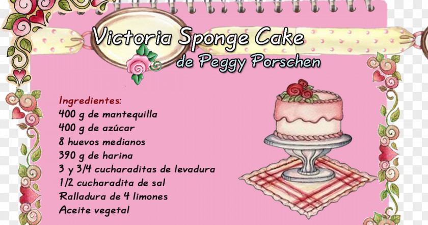 Flower Torte Cake Decorating Pink M Font PNG