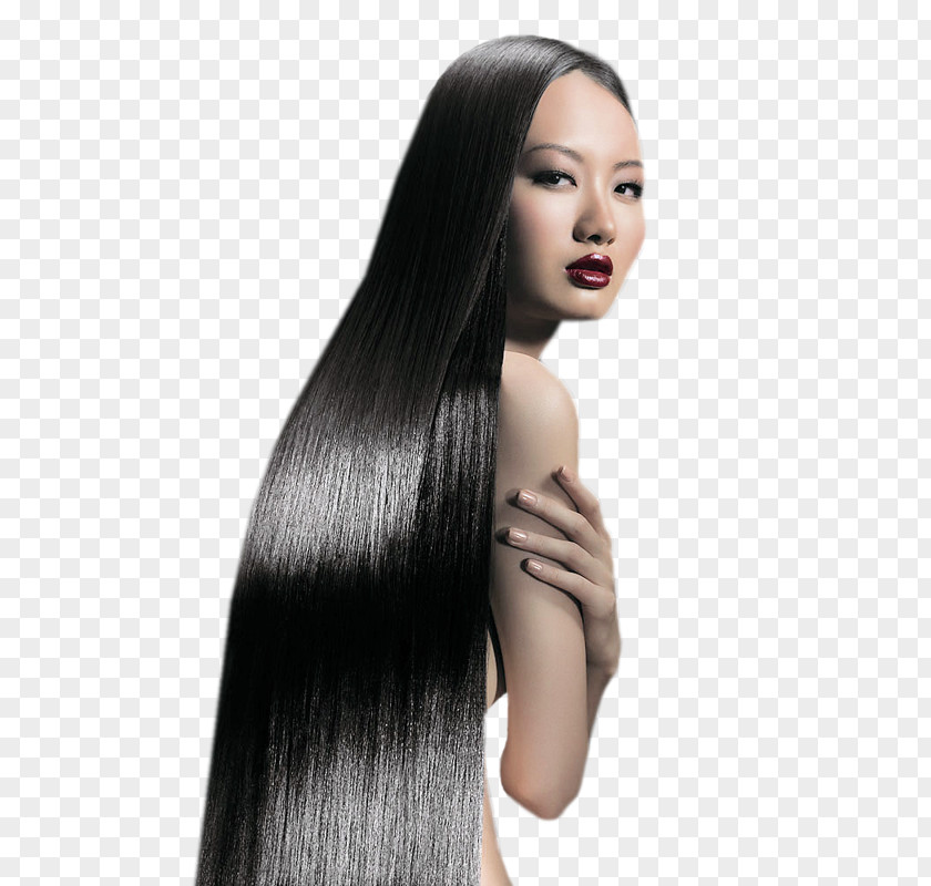 Hair Long Coloring Step Cutting Layered PNG